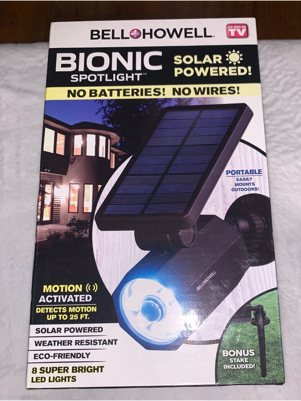 Bionic Solar Spotlight - Black